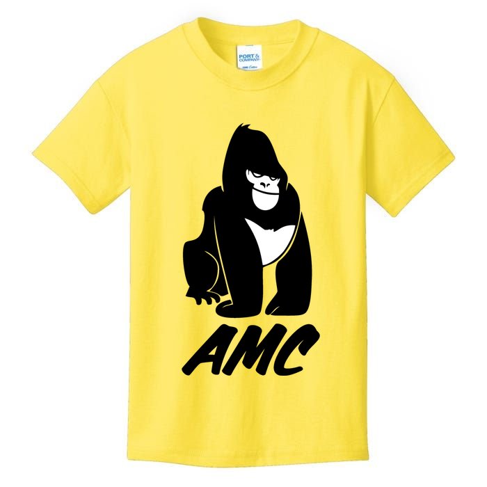 AMC To The Moon Apes Of Wall Street Kids T-Shirt