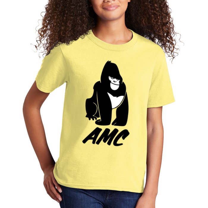 AMC To The Moon Apes Of Wall Street Kids T-Shirt