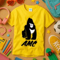 AMC To The Moon Apes Of Wall Street Kids T-Shirt