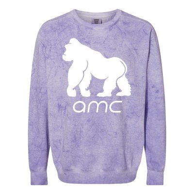 AMC To the moon Short Squeeze Ape Colorblast Crewneck Sweatshirt