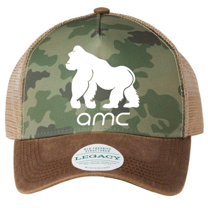 AMC To the moon Short Squeeze Ape Legacy Tie Dye Trucker Hat