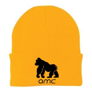 AMC To the moon Short Squeeze Ape Knit Cap Winter Beanie