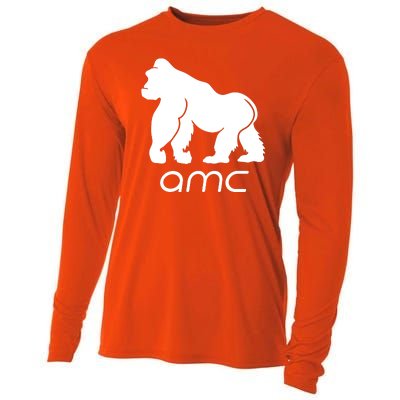 AMC To the moon Short Squeeze Ape Cooling Performance Long Sleeve Crew