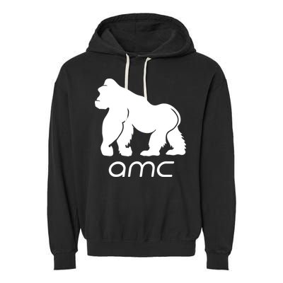 AMC To the moon Short Squeeze Ape Garment-Dyed Fleece Hoodie