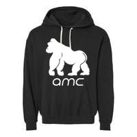 AMC To the moon Short Squeeze Ape Garment-Dyed Fleece Hoodie