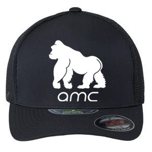 AMC To the moon Short Squeeze Ape Flexfit Unipanel Trucker Cap