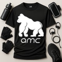 AMC To the moon Short Squeeze Ape Performance Shirt