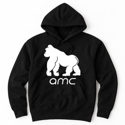 AMC To the moon Short Squeeze Ape Hoodie