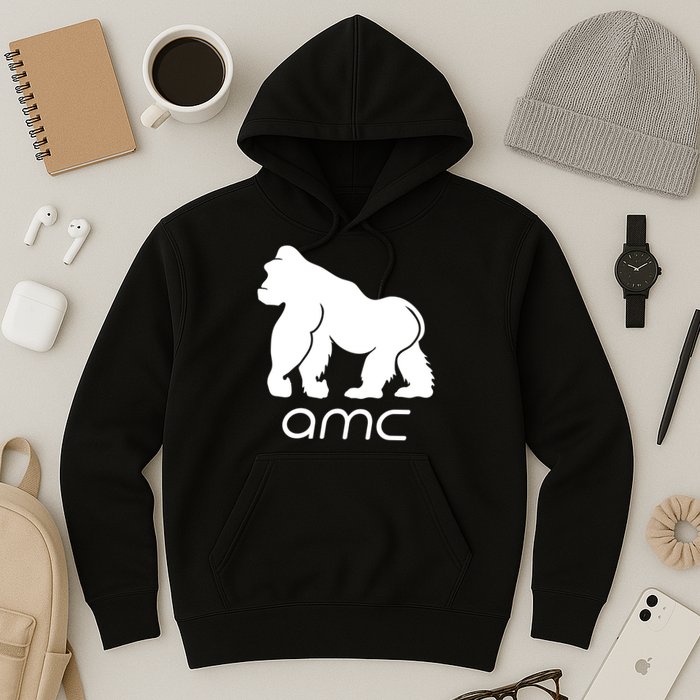 AMC To the moon Short Squeeze Ape Hoodie