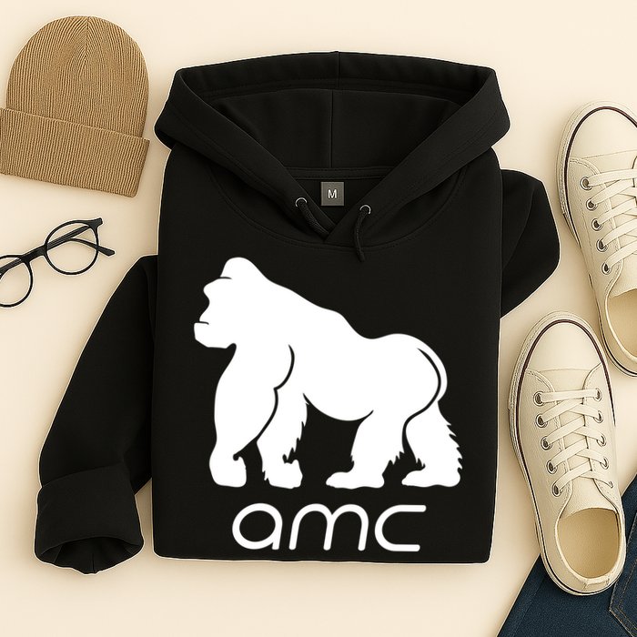 AMC To the moon Short Squeeze Ape Hoodie