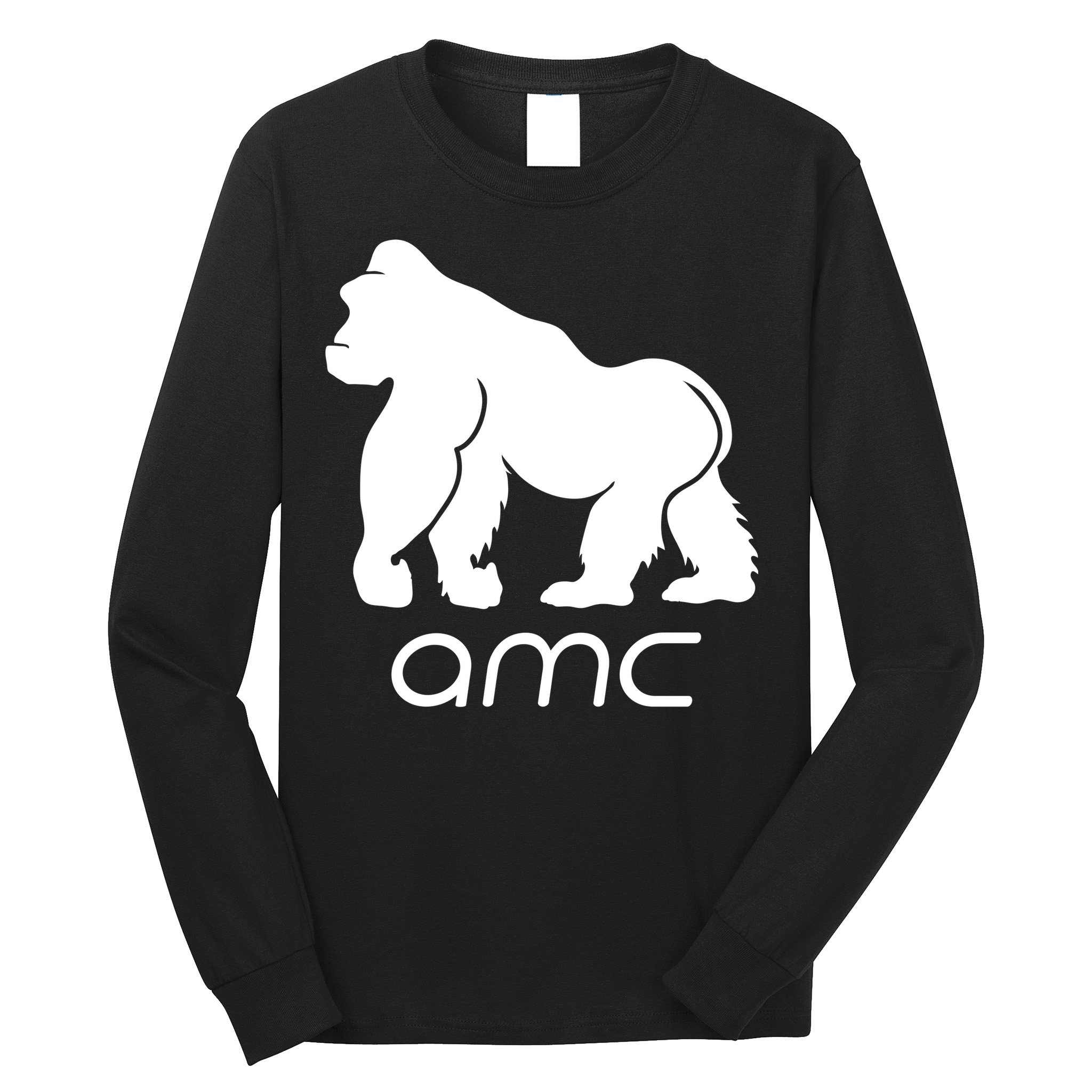 AMC To the moon Short Squeeze Ape Long Sleeve Shirt