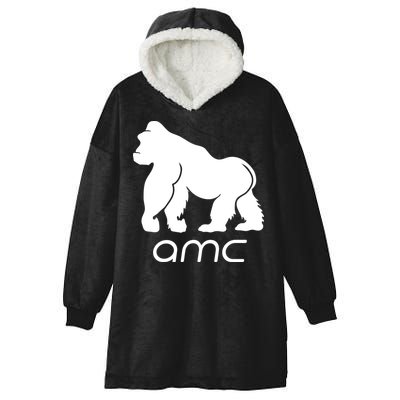 AMC To the moon Short Squeeze Ape Hooded Wearable Blanket