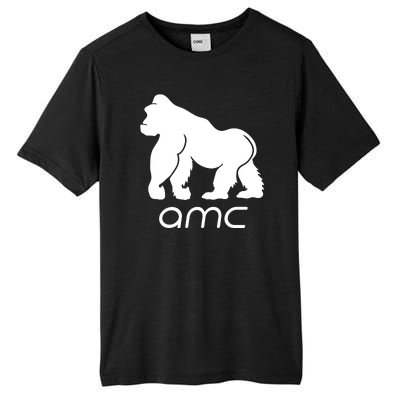 AMC To the moon Short Squeeze Ape Tall Fusion ChromaSoft Performance T-Shirt