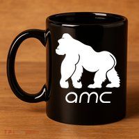 AMC To the moon Short Squeeze Ape 11oz C Handle Ceramic Mug