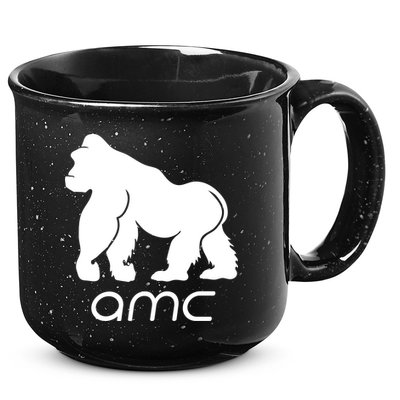 AMC To the moon Short Squeeze Ape 15oz Campfire Ceramic Mug