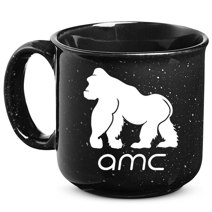 AMC To the moon Short Squeeze Ape 15oz Campfire Ceramic Mug