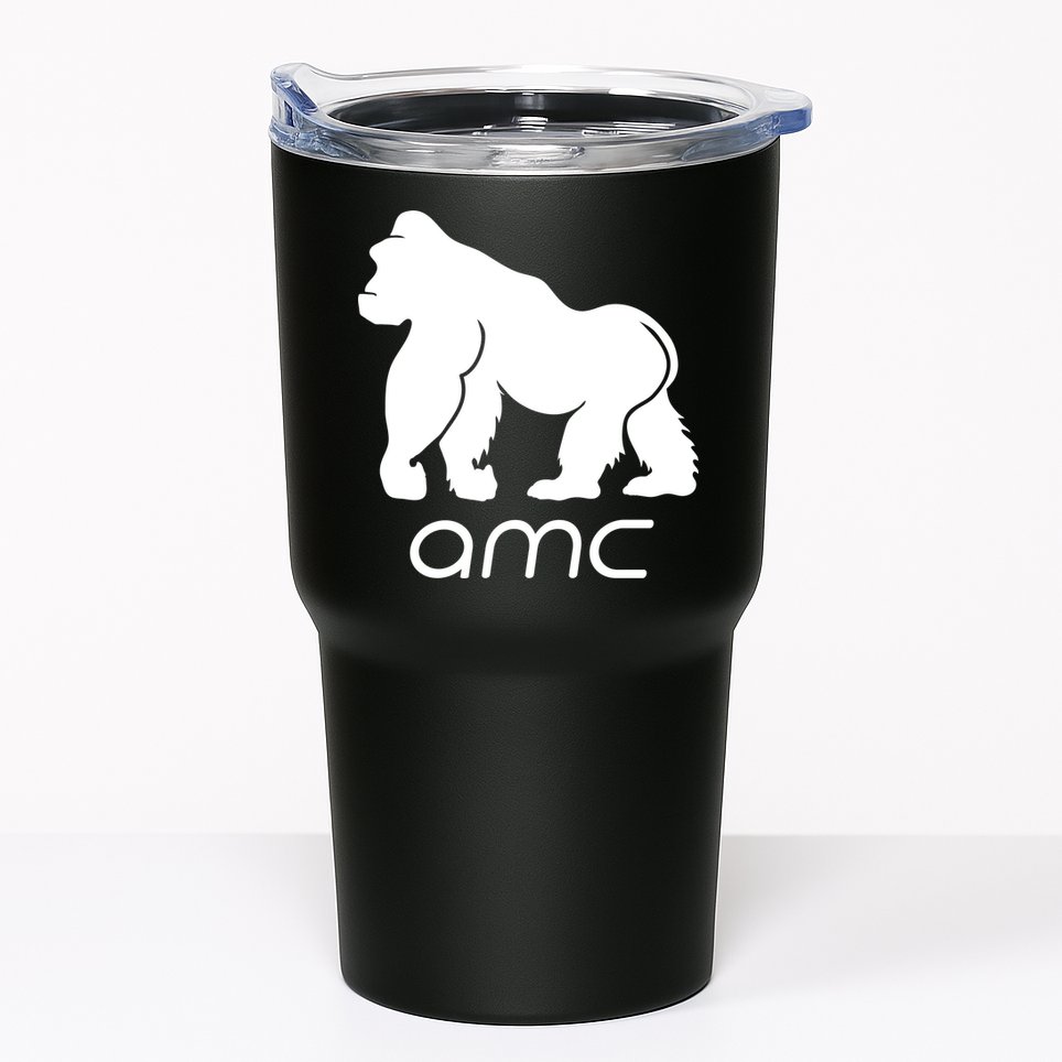 AMC To the moon Short Squeeze Ape Tumbler