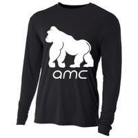 AMC To the moon Short Squeeze Ape Cooling Performance Long Sleeve Crew