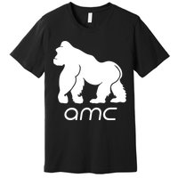 AMC To the moon Short Squeeze Ape Premium T-Shirt
