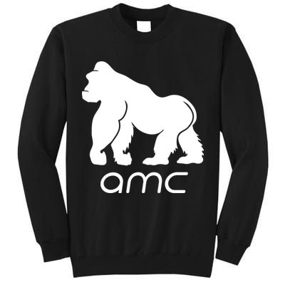 AMC To the moon Short Squeeze Ape Tall Sweatshirt