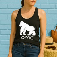 AMC To the moon Short Squeeze Ape Womens Tank Top