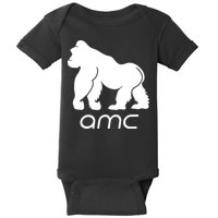 AMC To the moon Short Squeeze Ape Baby Bodysuit