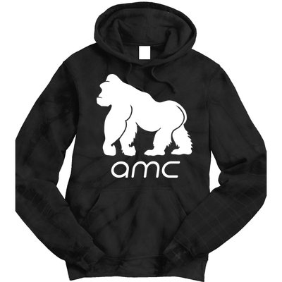 AMC To the moon Short Squeeze Ape Tie Dye Hoodie