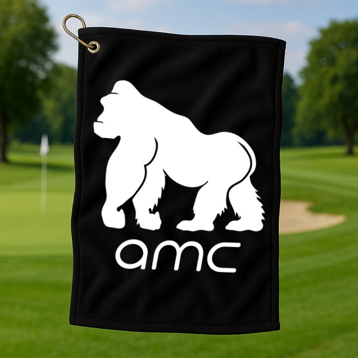 AMC To the moon Short Squeeze Ape Golf Towel