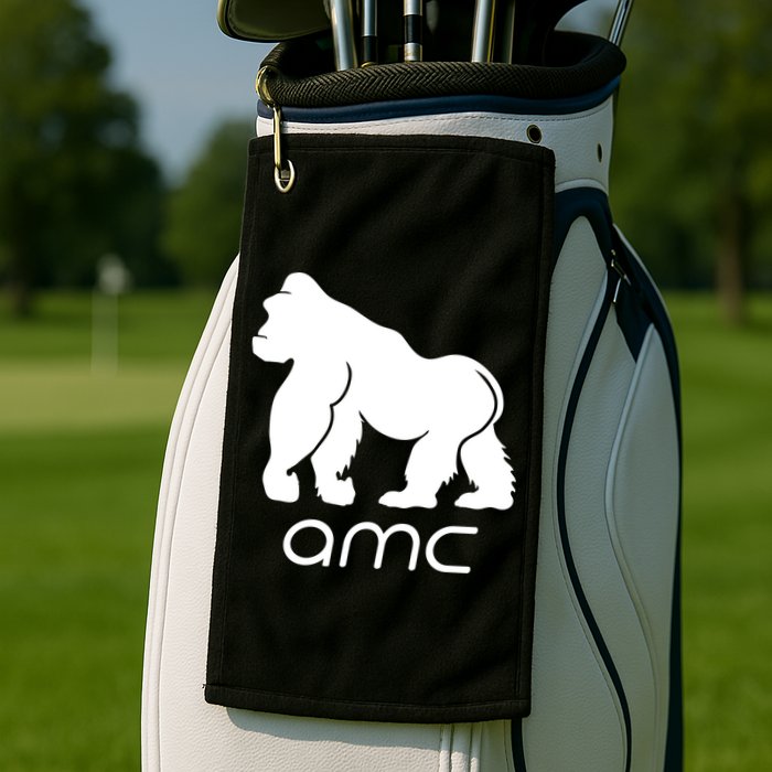 AMC To the moon Short Squeeze Ape Golf Towel