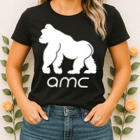 AMC To the moon Short Squeeze Ape Womens T-Shirt