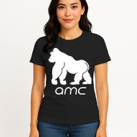 AMC To the moon Short Squeeze Ape Womens T-Shirt