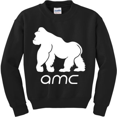 AMC To the moon Short Squeeze Ape Kids Sweatshirt