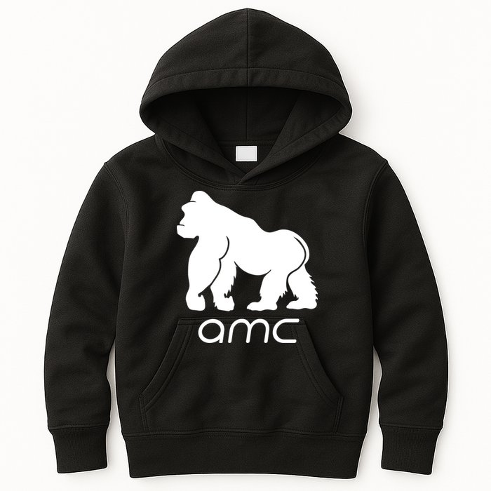 AMC To the moon Short Squeeze Ape Kids Hoodie