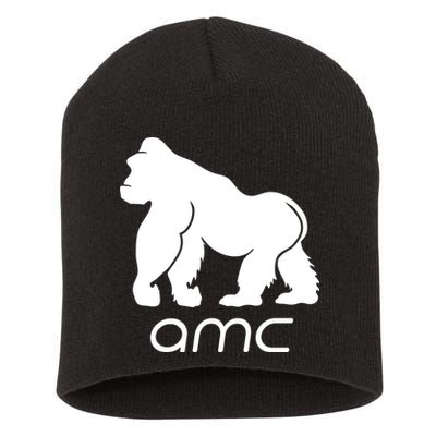 AMC To the moon Short Squeeze Ape Short Acrylic Beanie