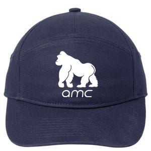 AMC To the moon Short Squeeze Ape 7-Panel Snapback Hat