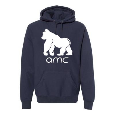 AMC To the moon Short Squeeze Ape Premium Hoodie