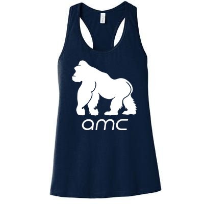 AMC To the moon Short Squeeze Ape Women's Racerback Tank