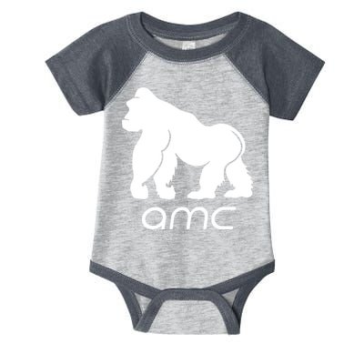 AMC To the moon Short Squeeze Ape Infant Baby Jersey Bodysuit