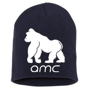 AMC To the moon Short Squeeze Ape Short Acrylic Beanie