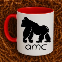 AMC To the moon Short Squeeze Ape Mug