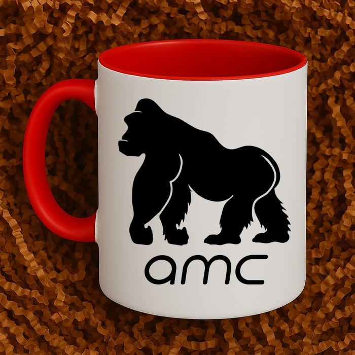 AMC To the moon Short Squeeze Ape Mug