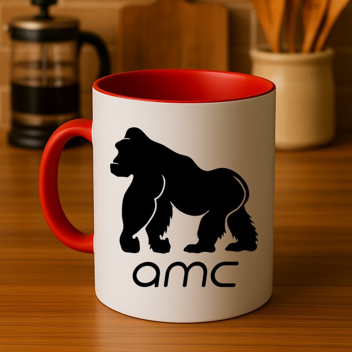 AMC To the moon Short Squeeze Ape Mug