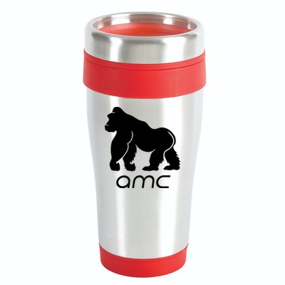 AMC To the moon Short Squeeze Ape 16oz Travel Tumbler