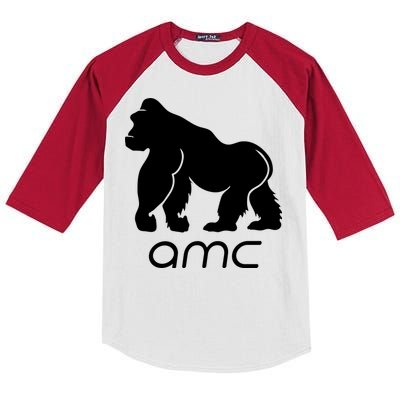 AMC To the moon Short Squeeze Ape Kids Colorblock Raglan Jersey