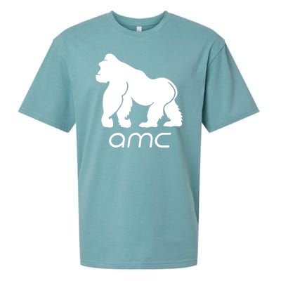 AMC To the moon Short Squeeze Ape Sueded Cloud Jersey T-Shirt