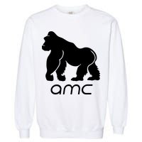 AMC To the moon Short Squeeze Ape Garment-Dyed Sweatshirt