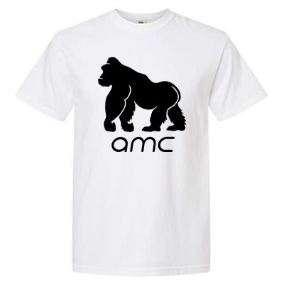 AMC To the moon Short Squeeze Ape Garment-Dyed Heavyweight T-Shirt