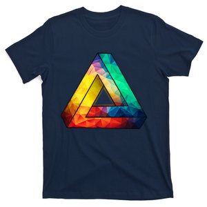 Abstract Multi Color Cubizm Painting T-Shirt