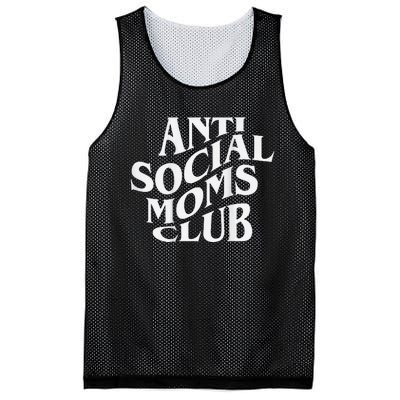 Antisocial Moms Club Anti Social Mama Anxiety Front And Back Mesh Reversible Basketball Jersey Tank