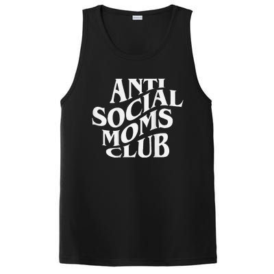 Antisocial Moms Club Anti Social Mama Anxiety Front And Back PosiCharge Competitor Tank